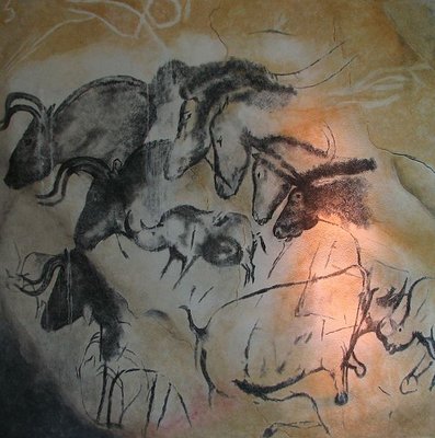 Pferde aus der Chauvet-Höhle